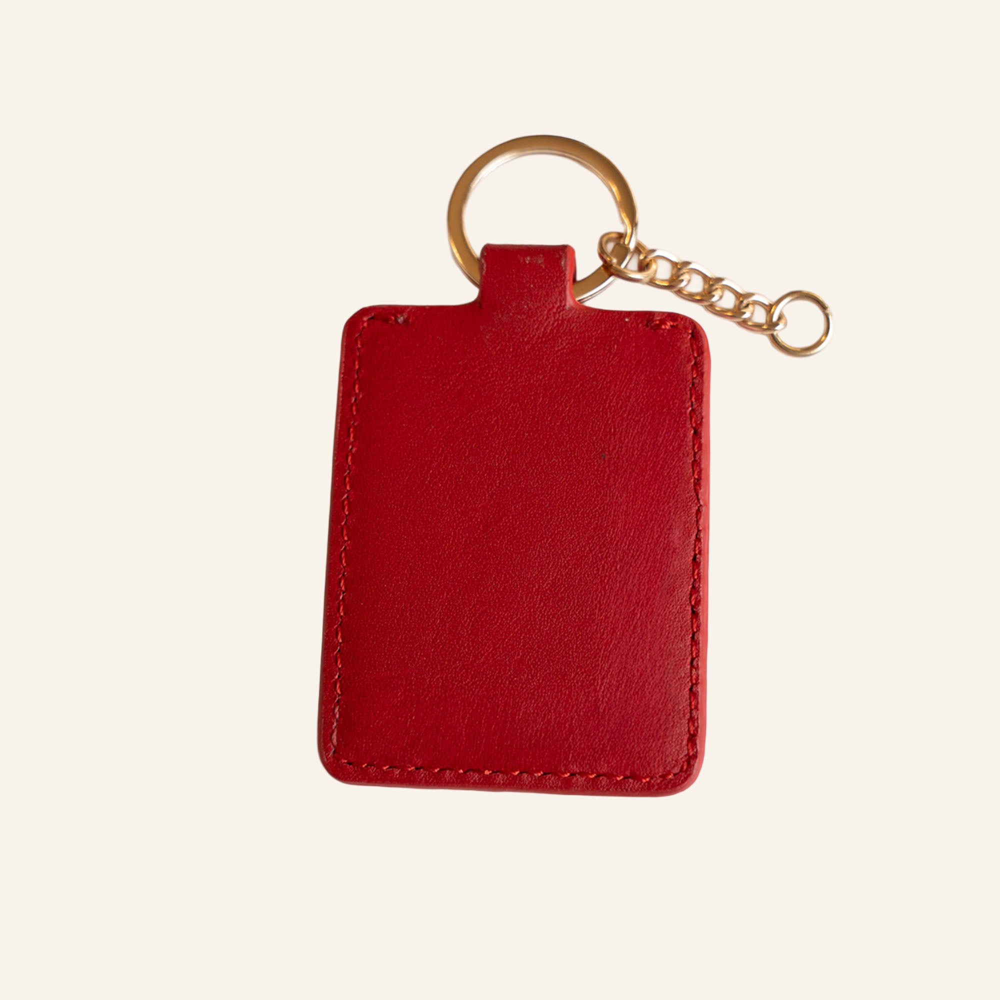Personalised Leather Keyring