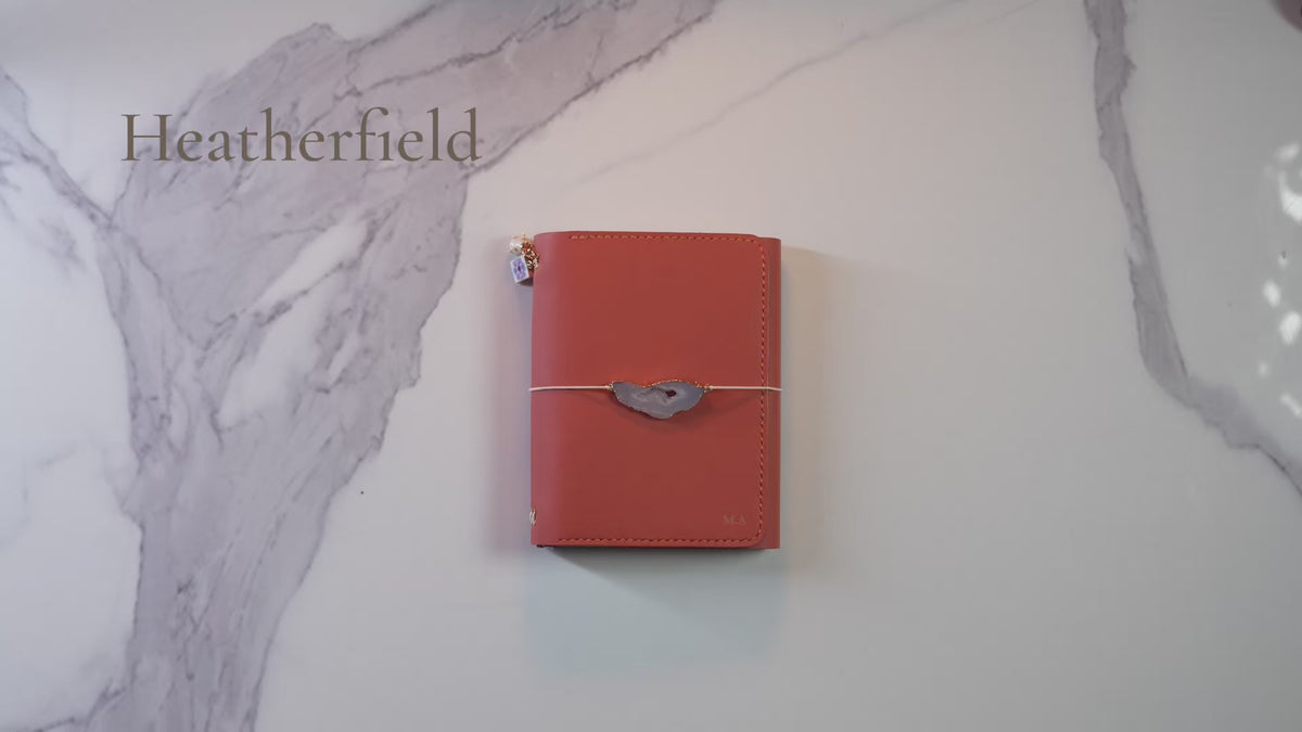 Inside the a6 Heatherfield journals 