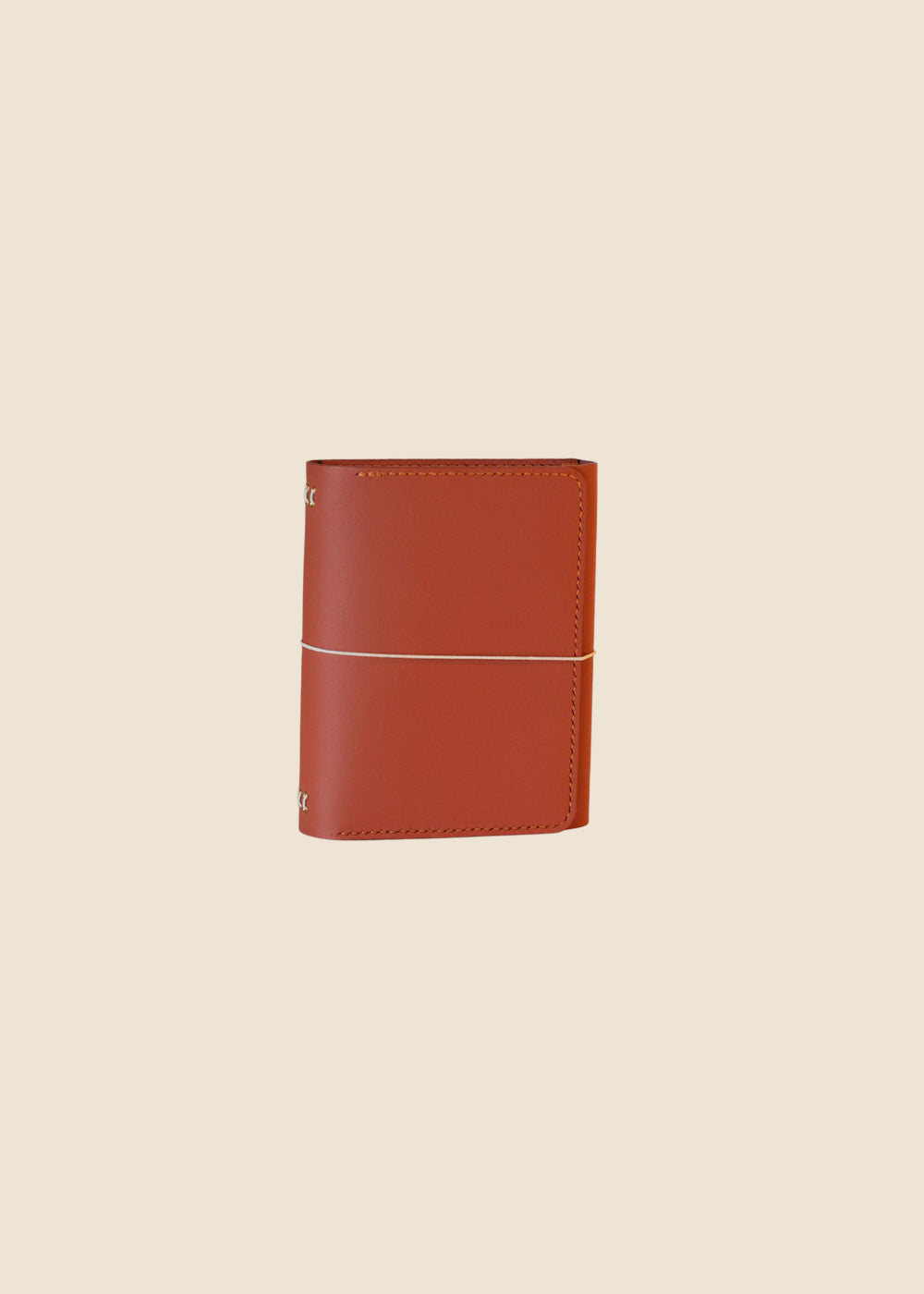 Heatherfield A6 leather journal in Dessert Rose leather by Eli & Kai