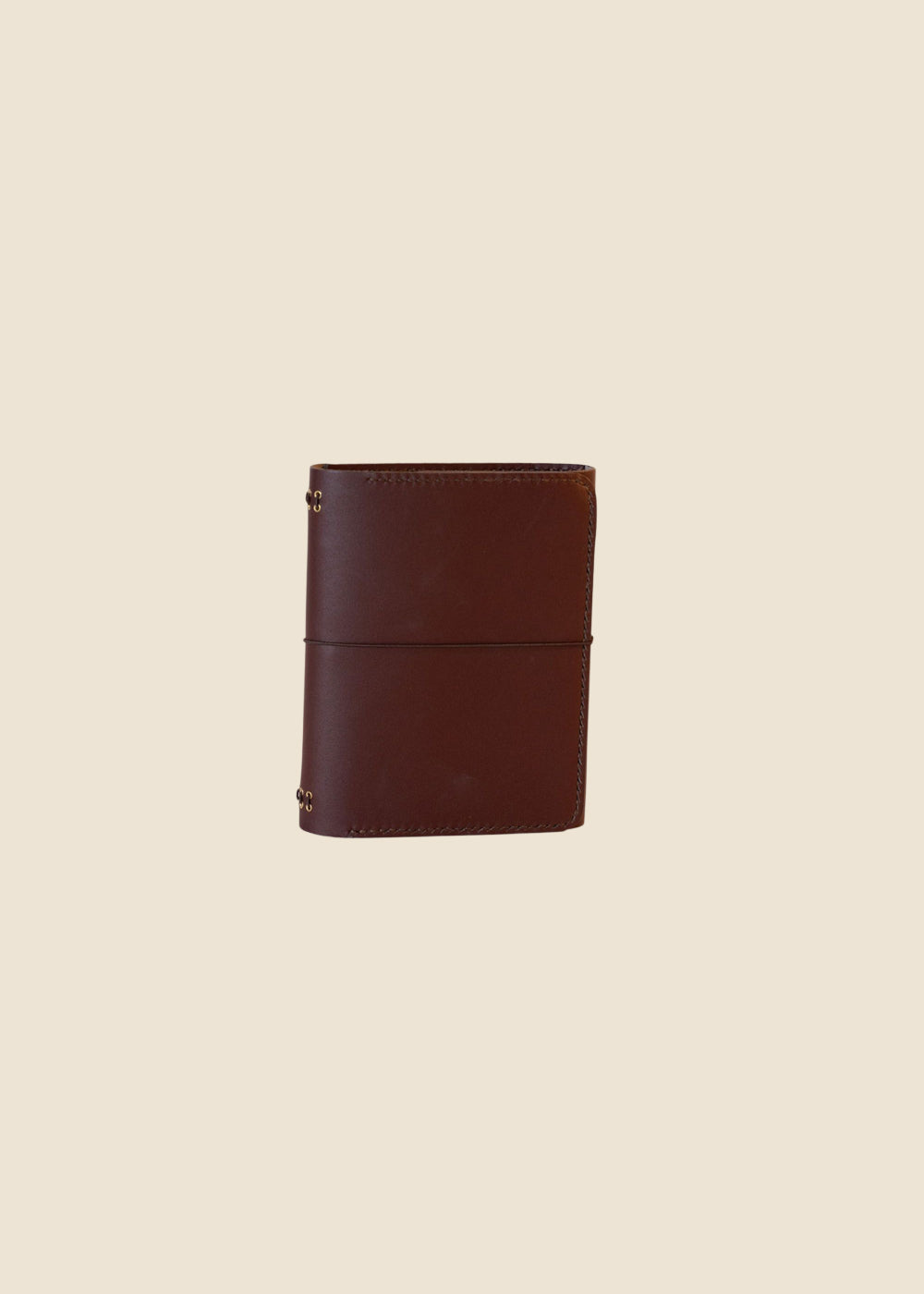 Heatherfield A6 leather journal in Wild Fig leather by Eli & Kai